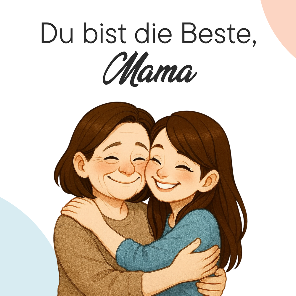Du bist die beste, Mama | Personalisiertes Mama Buch