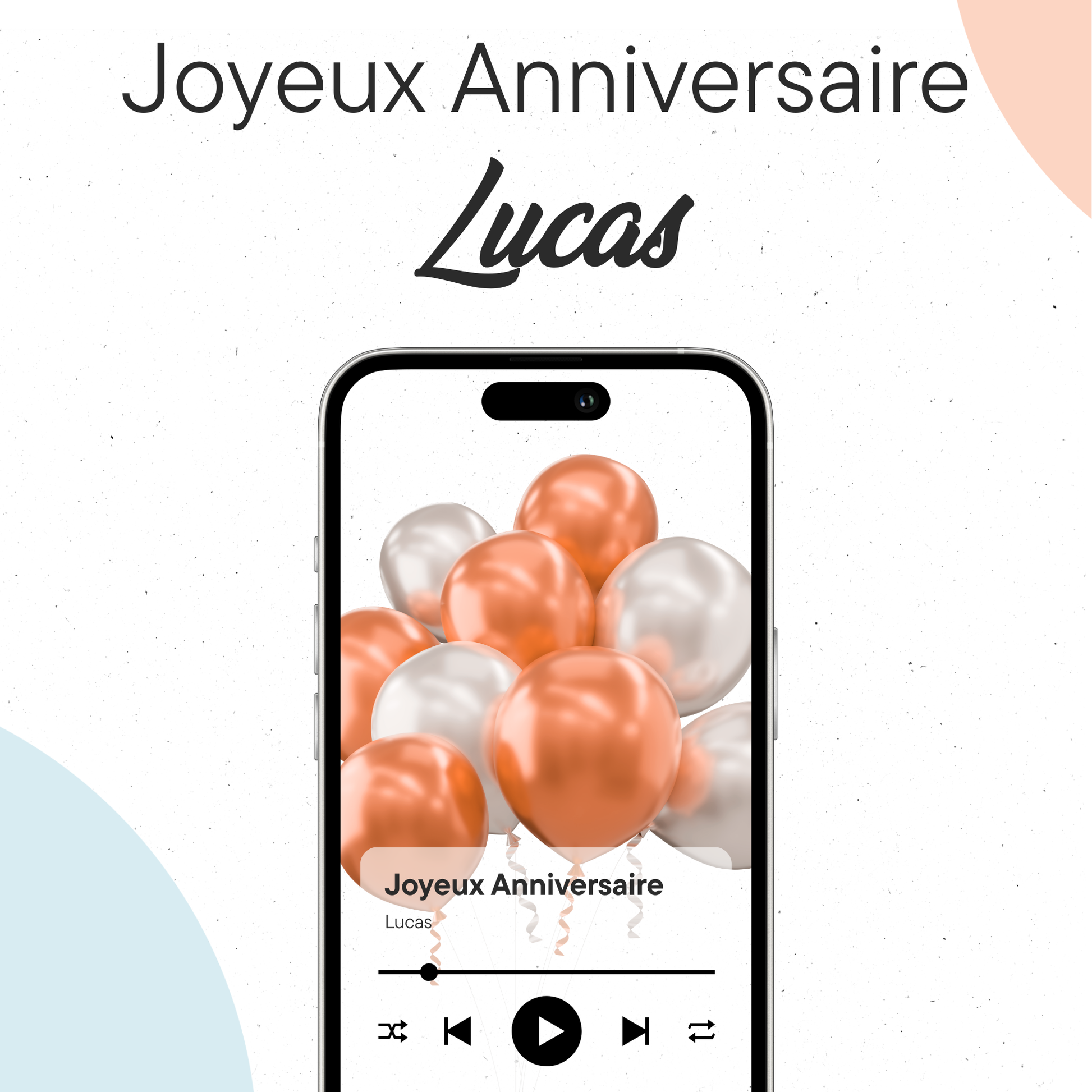 Chanson d'anniversaire personnalisée