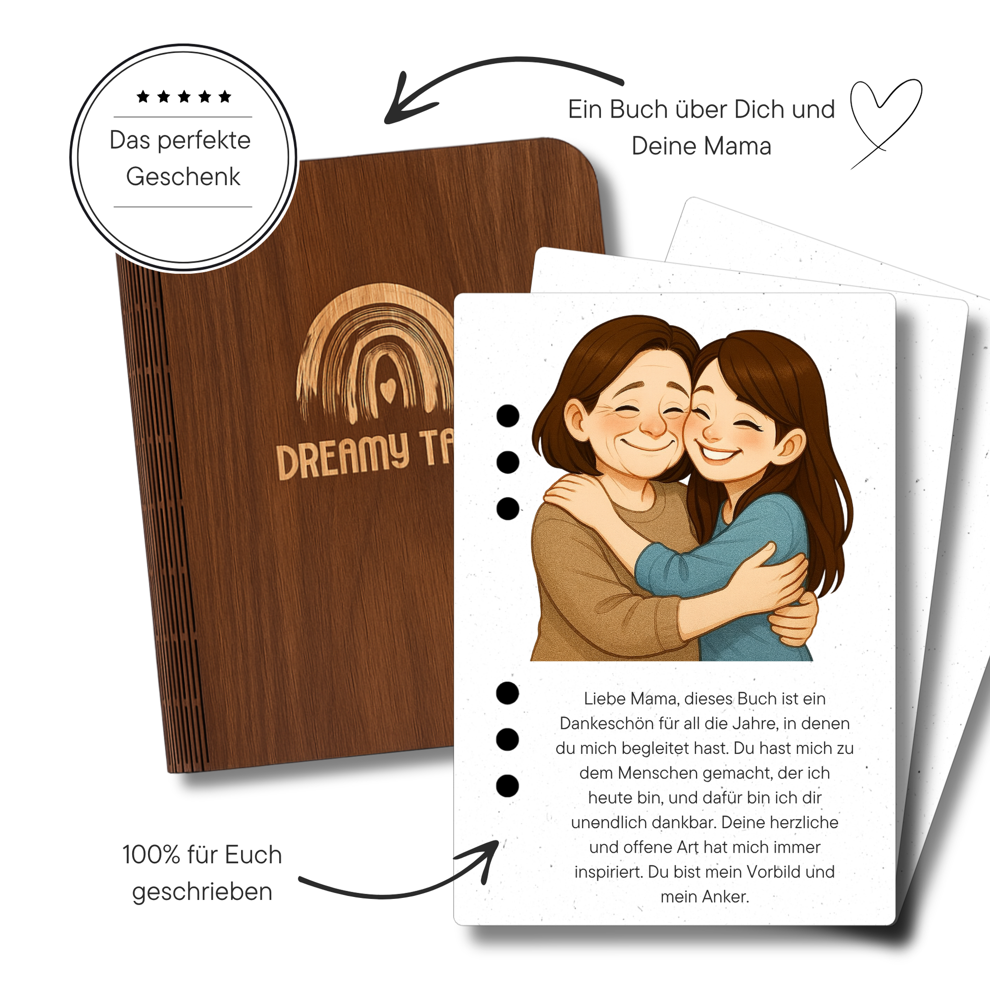 Du bist die beste, Mama | Personalisiertes Mama Buch