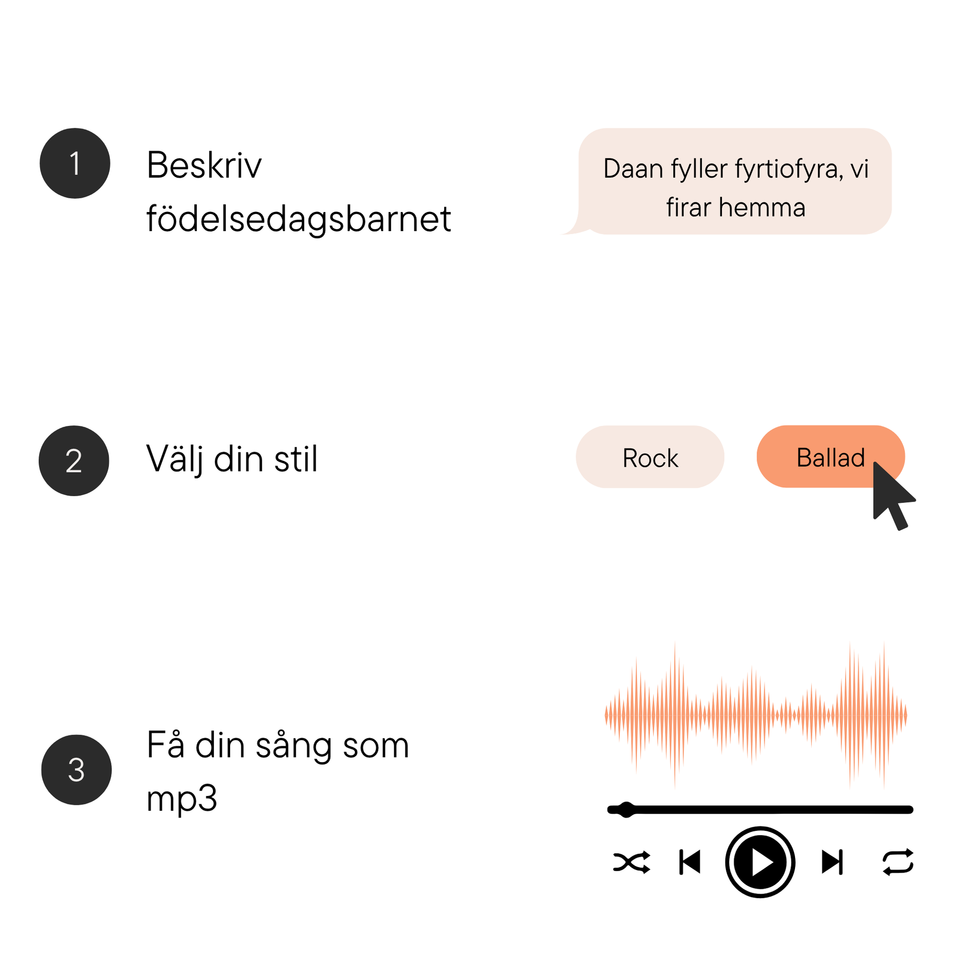 Personlig födelsedagssång