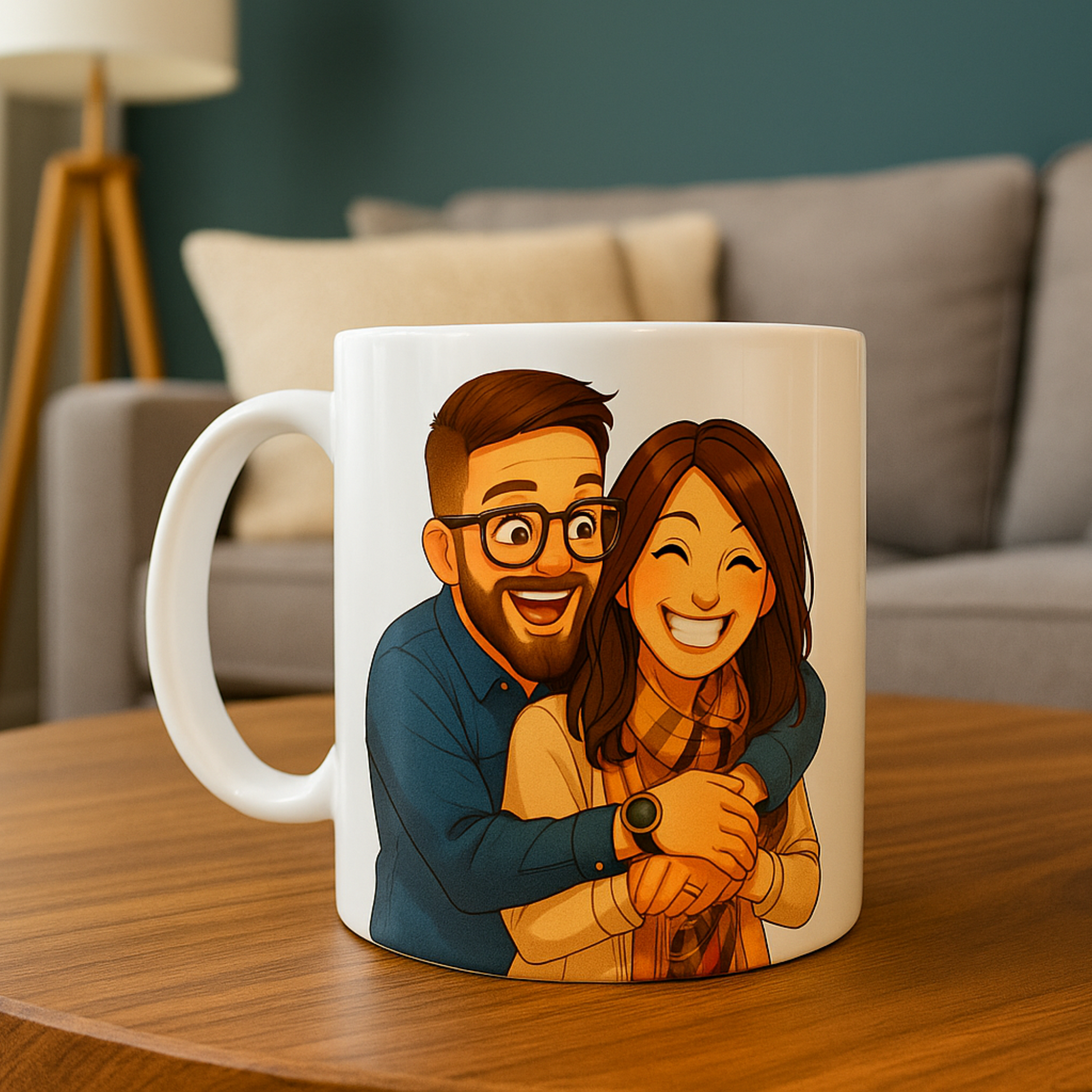 Personalisierte Premium Tasse mit Druckmotiv