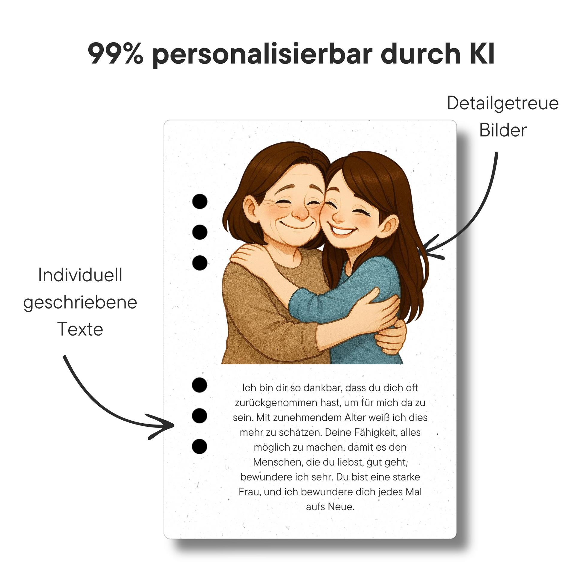 Du bist die beste, Mama | Personalisiertes Mama Buch