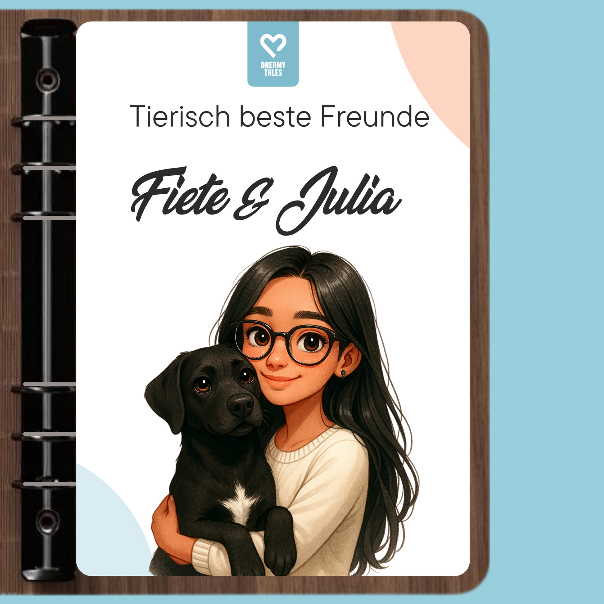 Tierisch beste Freunde I Personalisiertes Haustierbuch - DreamyTales