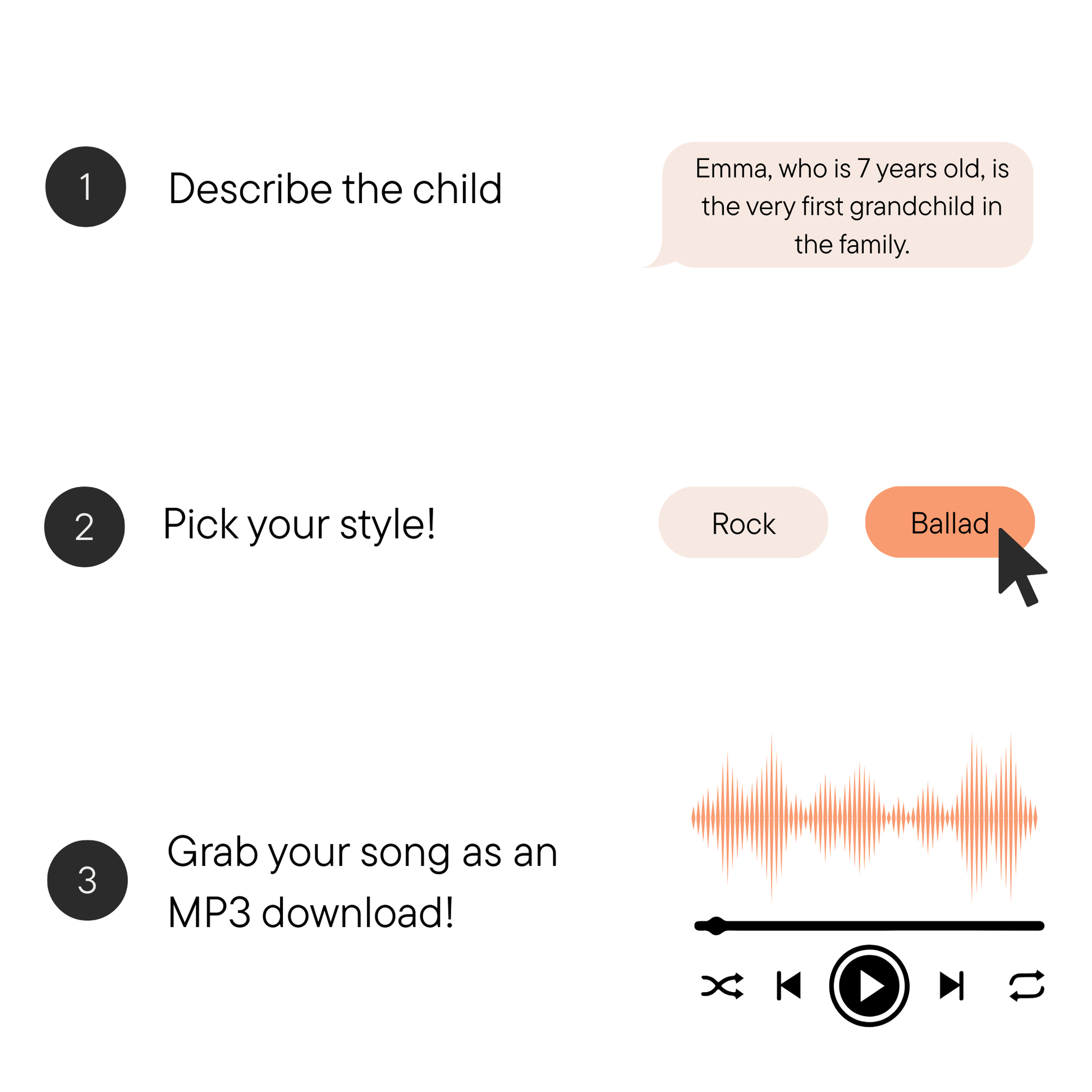 Personalised Children Song