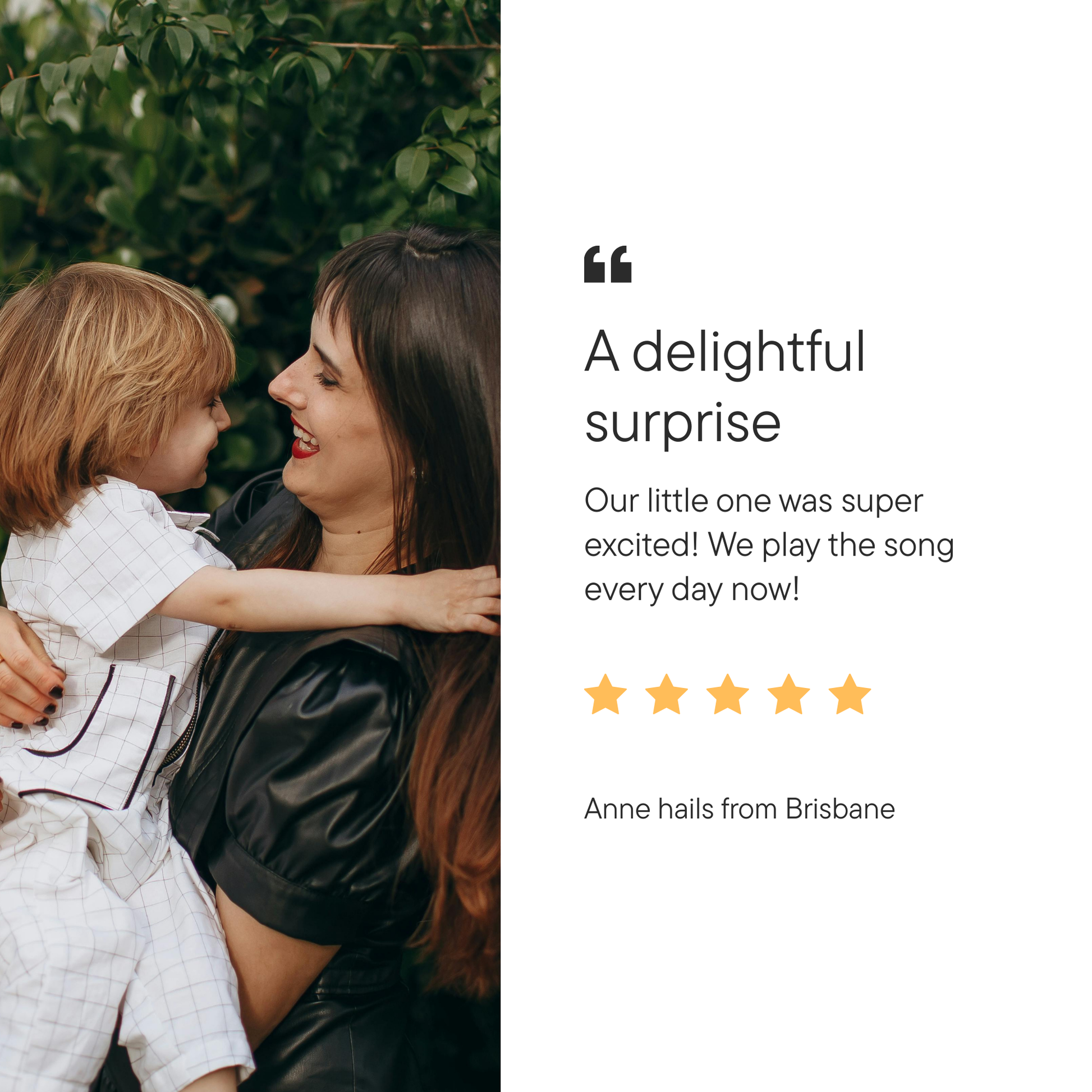 Personalised Children Song