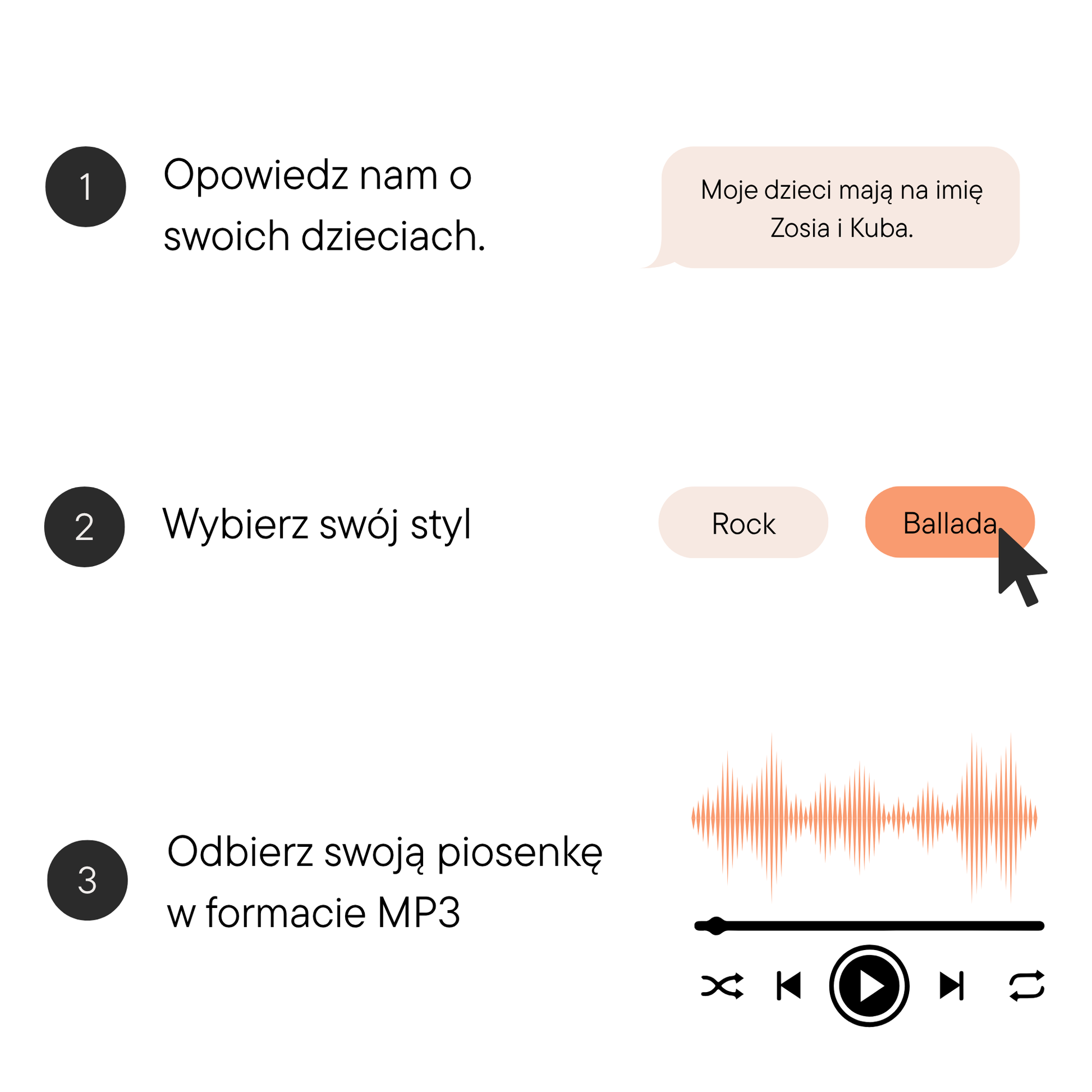 Spersonalizowana piosenka dla dziecka