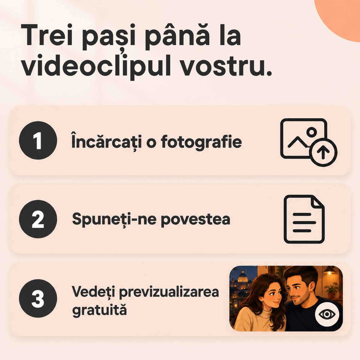 Povestea voastră de dragoste ca videoclip: imagine de produs 4